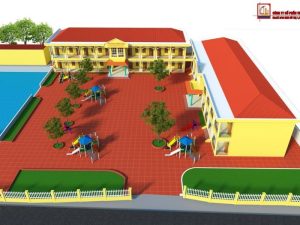 Thi công xây dựng Trường mầm non xã Thái Xuyên